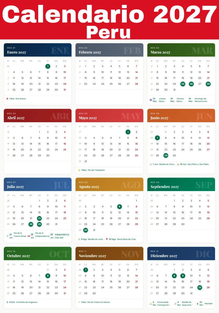 calendario 2027